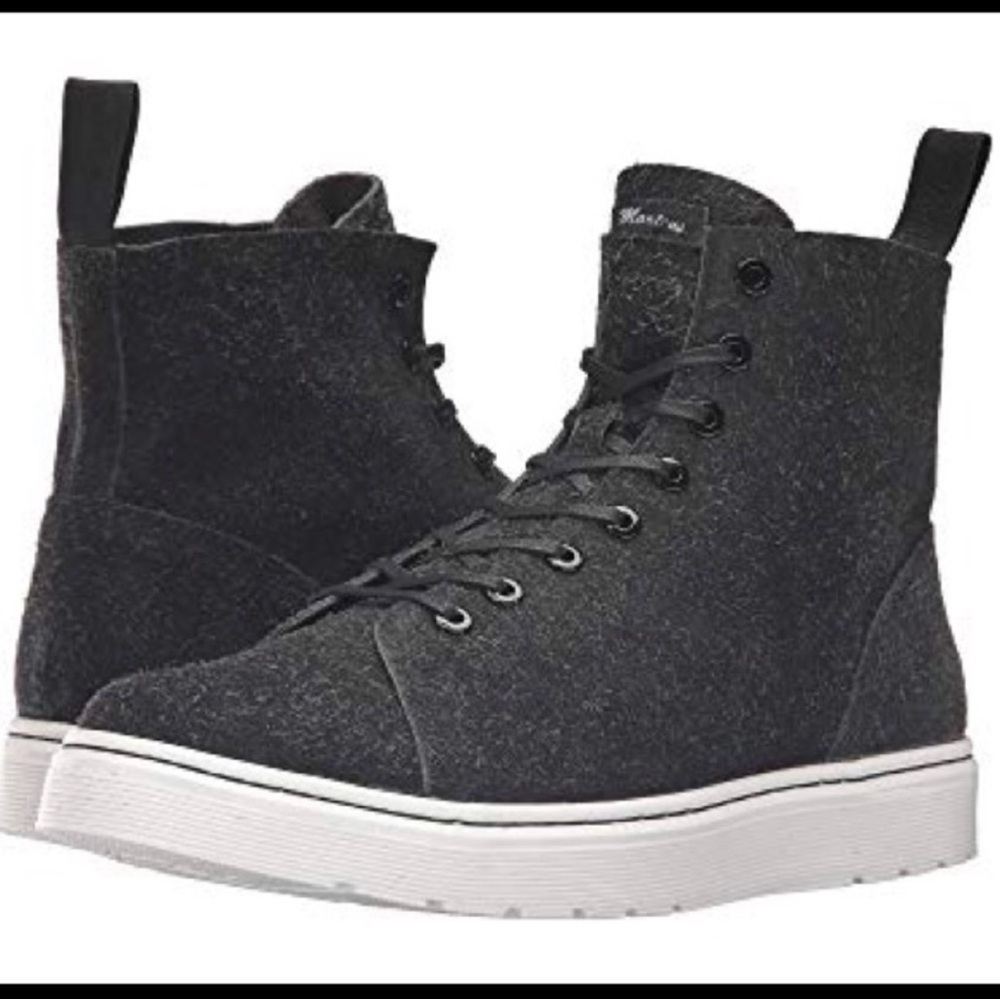 Dr. Martens Talib Haynes Wooly Bully Chukka Boots Men 8 Black/Gray
